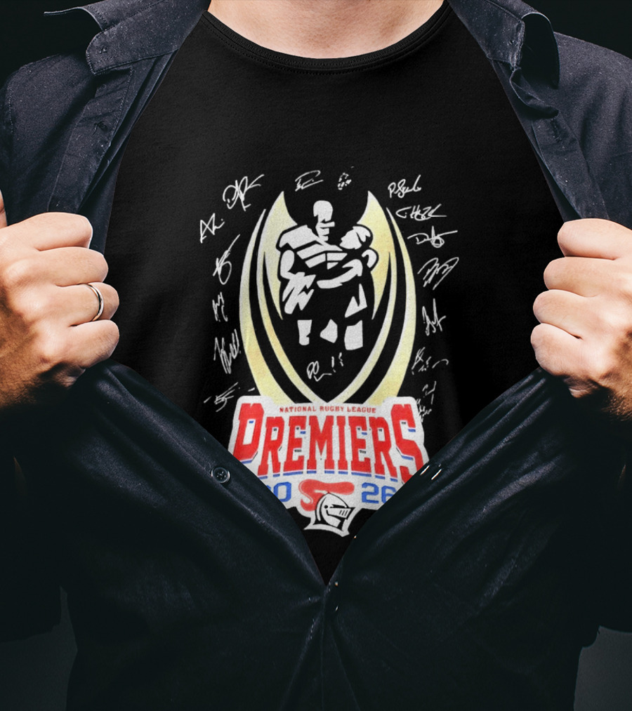 NRL Newcastle Knights National Rugby League Premiers 2026 T-Shirt