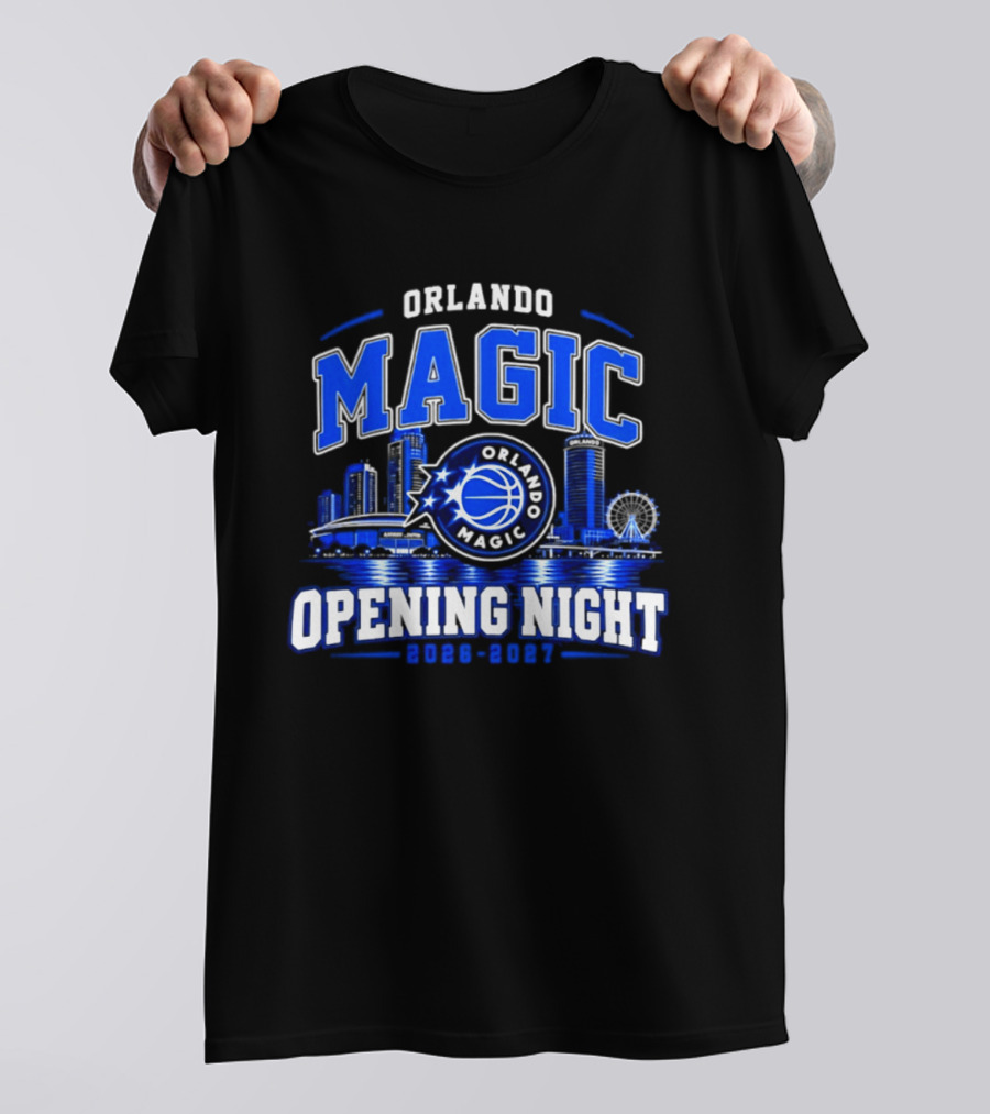 Orlando Magic Opening Night 2026 2027 City Skyline T-Shirt