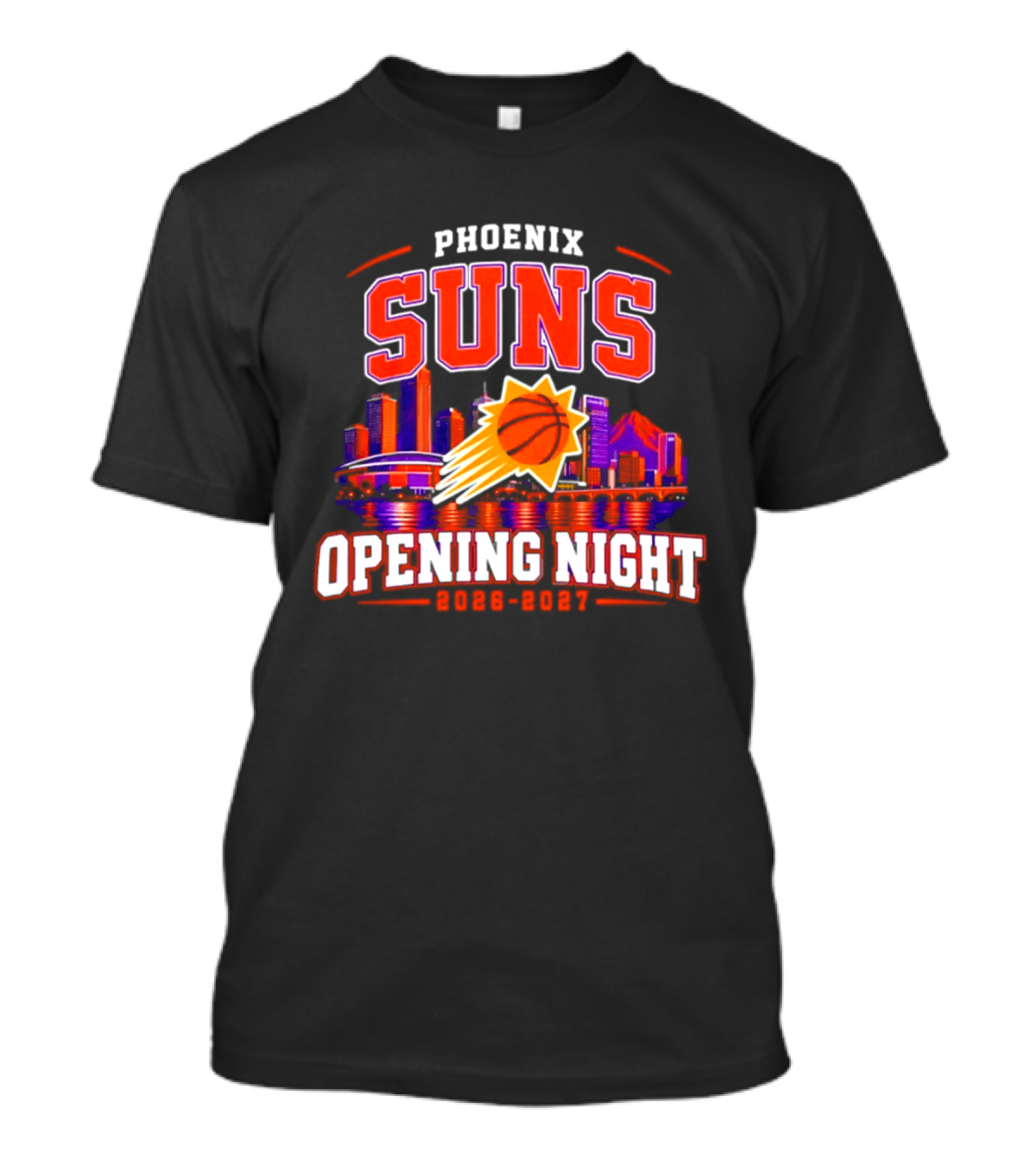 Phoenix Suns Opening Night 2026 2027 City Skyline T-Shirt