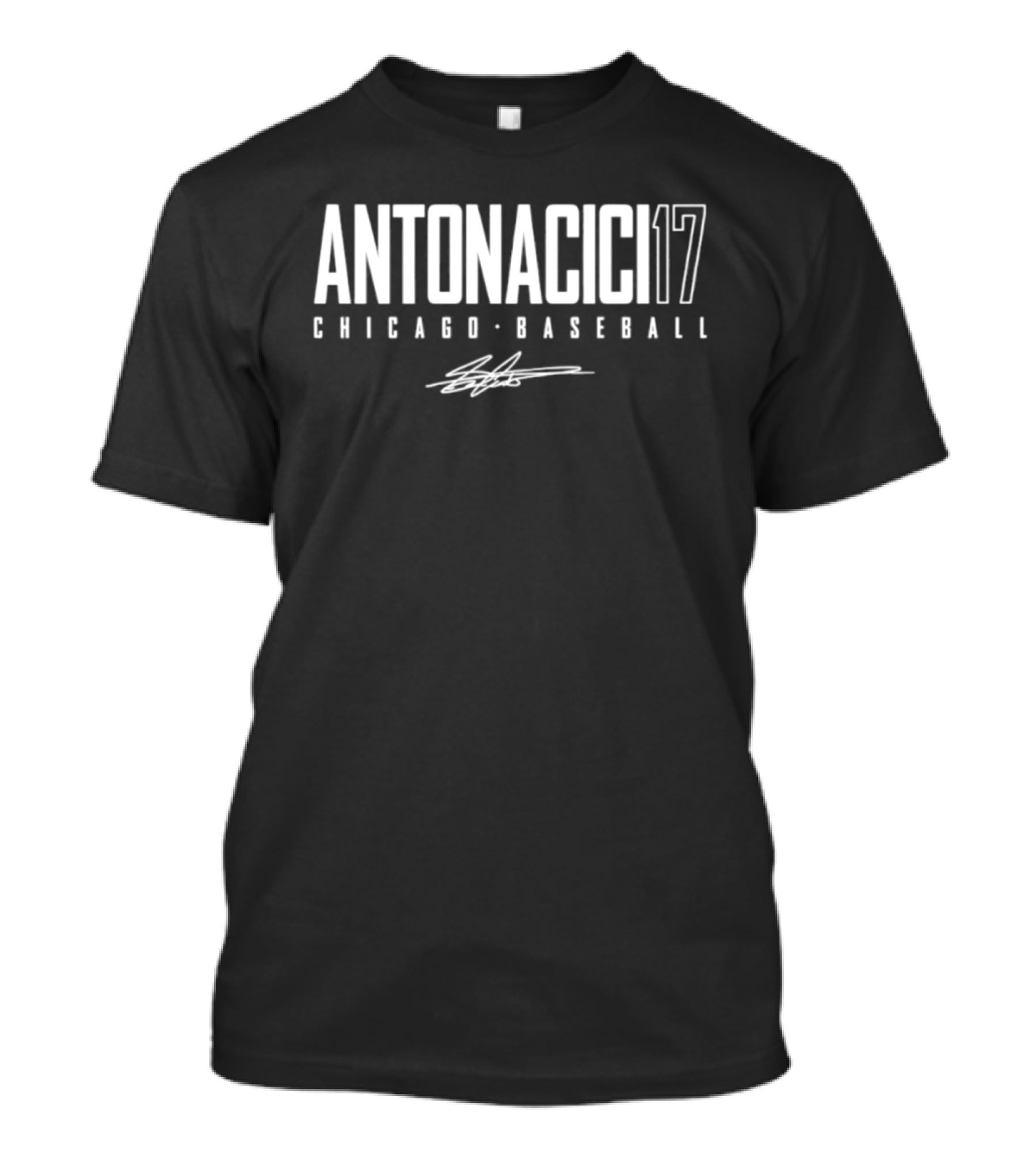 Antonacci 17 Chicago Baseball Signature T-Shirt