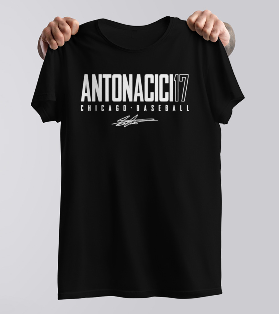 Antonacci 17 Chicago Baseball Signature T-Shirt