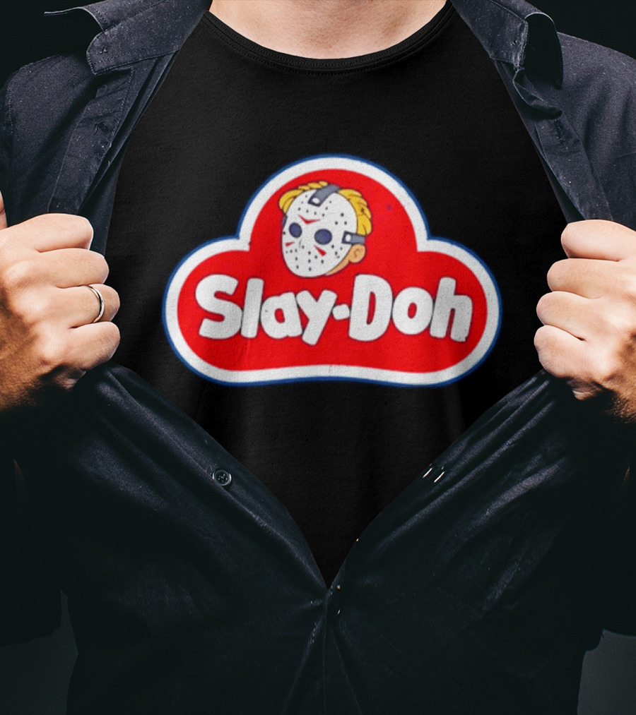 Slay Doh Jason Voorhees Mashup Friday The 13th T-Shirt