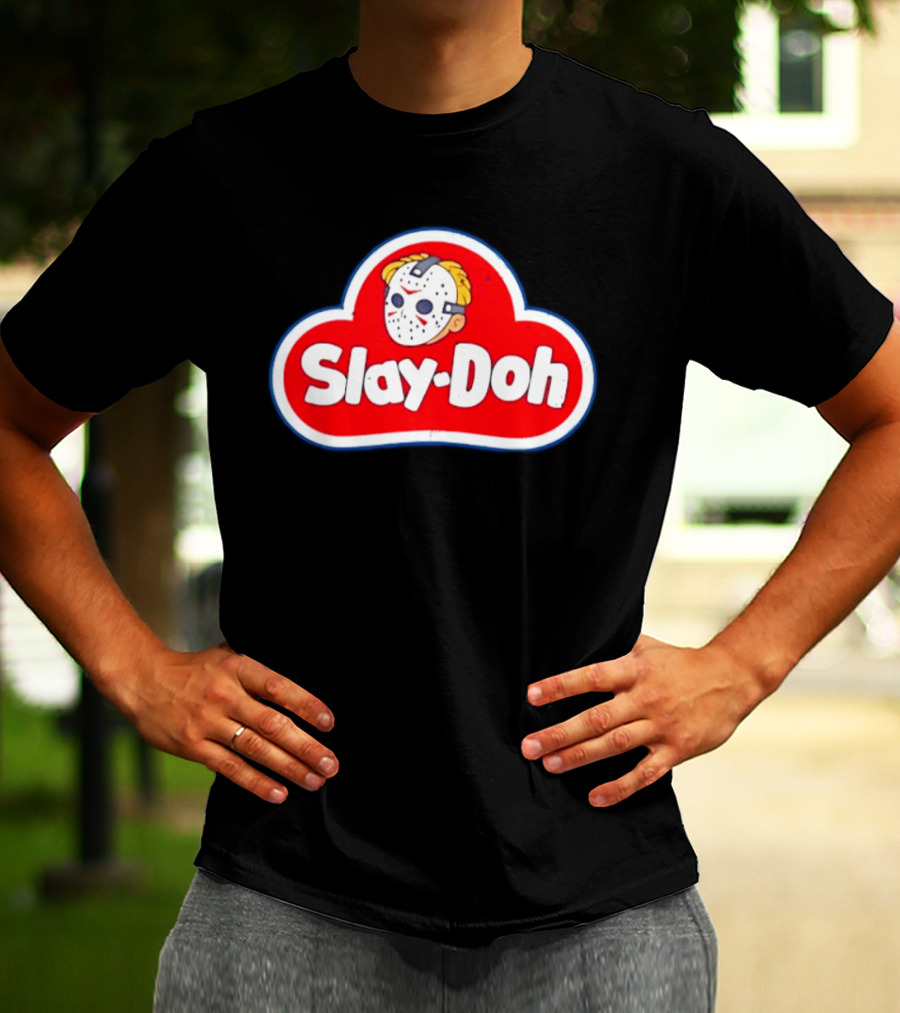 Slay Doh Jason Voorhees Mashup Friday The 13th T-Shirt