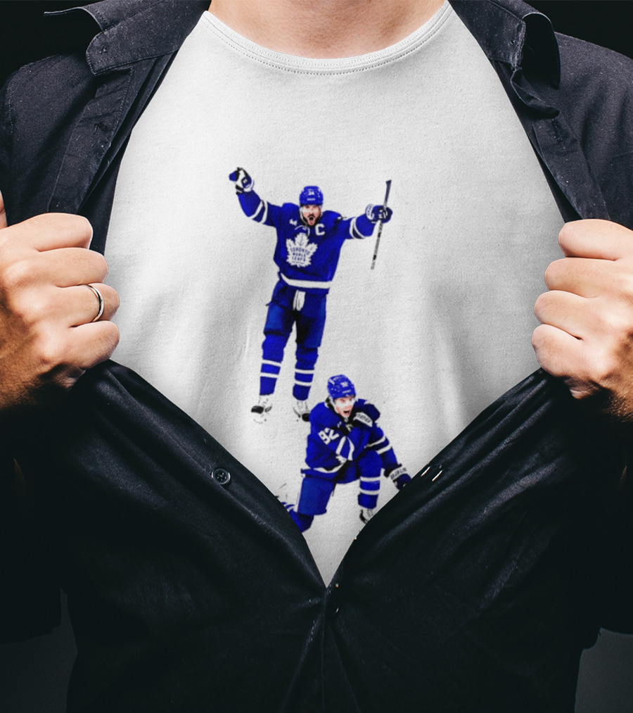 Auston Matthews Gavin McKenna Toronto Maple Leafs Firts One Hockey Players T-Shirt