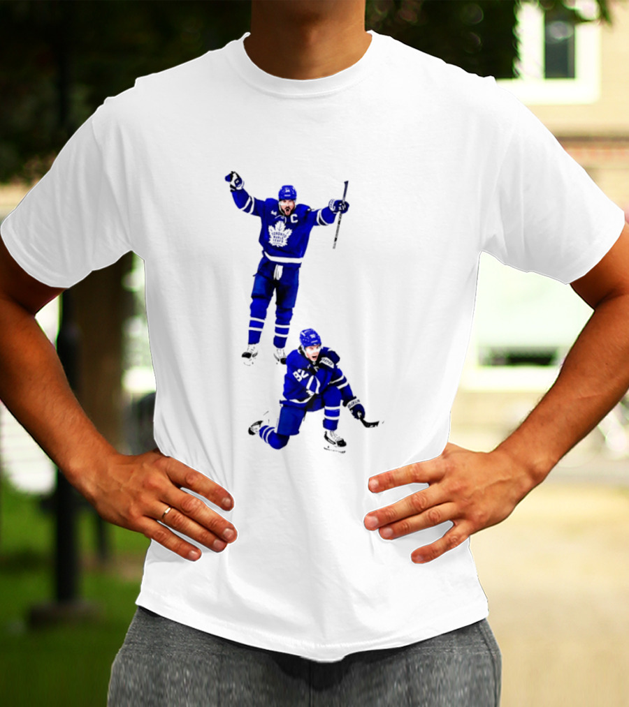 Auston Matthews Gavin McKenna Toronto Maple Leafs Firts One Hockey Players T-Shirt