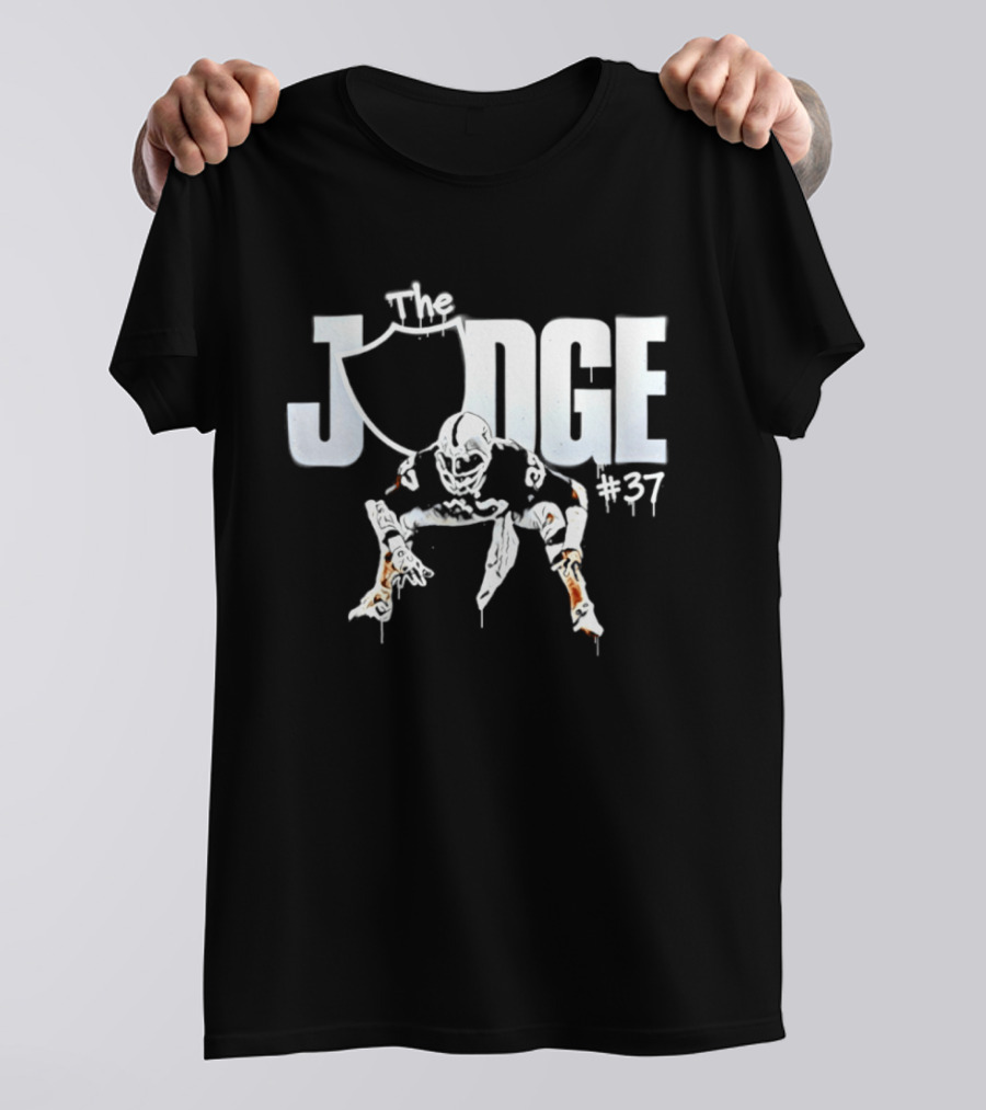 Judge #37 Lester Hayes Las Vegas Raiders Football T-Shirt