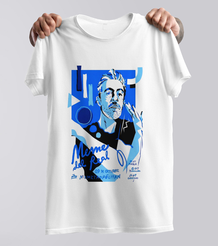Meme Del Real 09 De Octubre 2026 Metropolitán MX Concert T-Shirt
