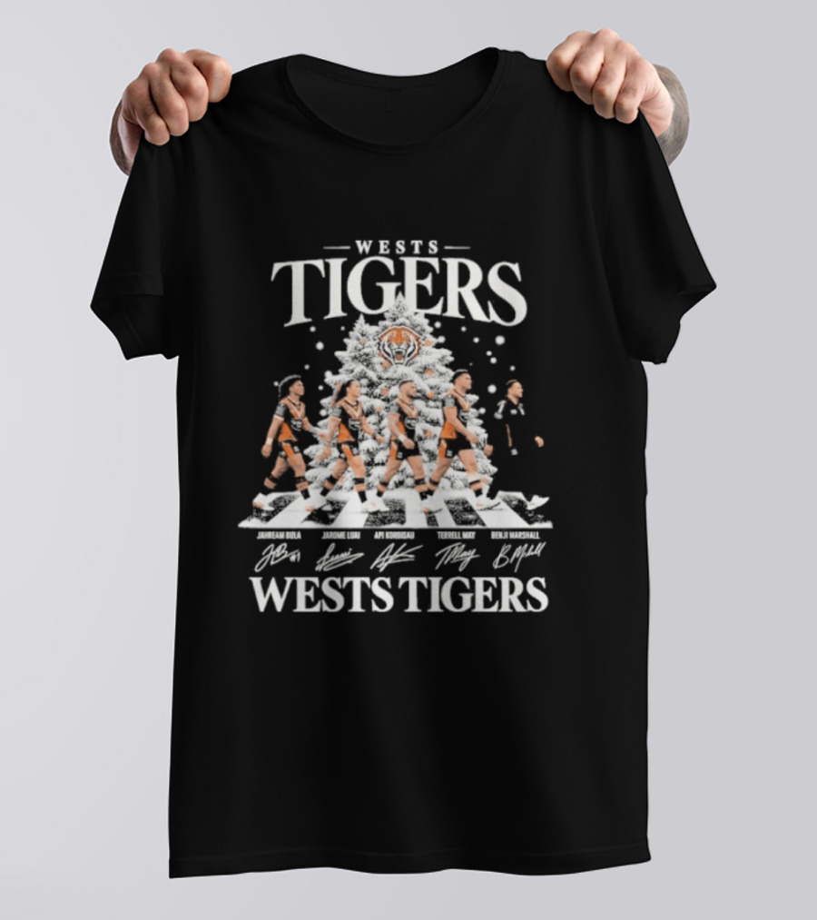 Wests Tigers Abbey Road Christmas 2026 Team Sport T-Shirt