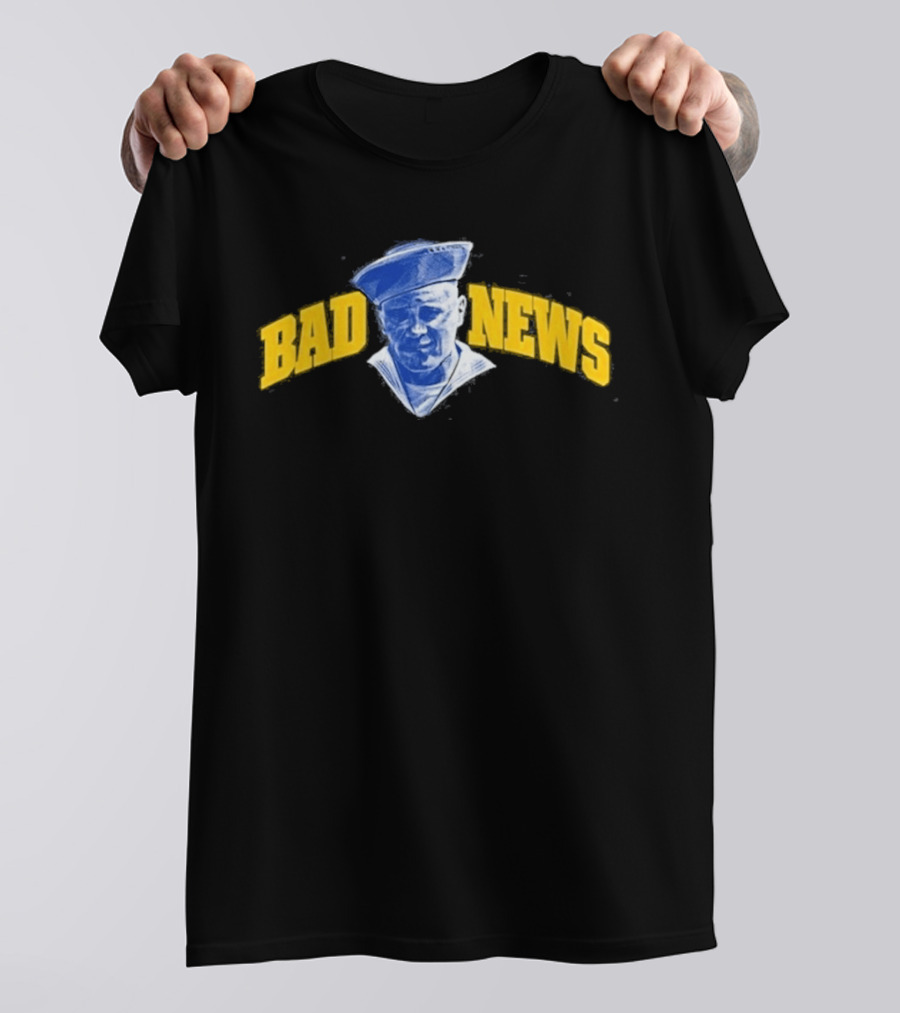 Zach Bryan Bad News Sailor Image T-Shirt