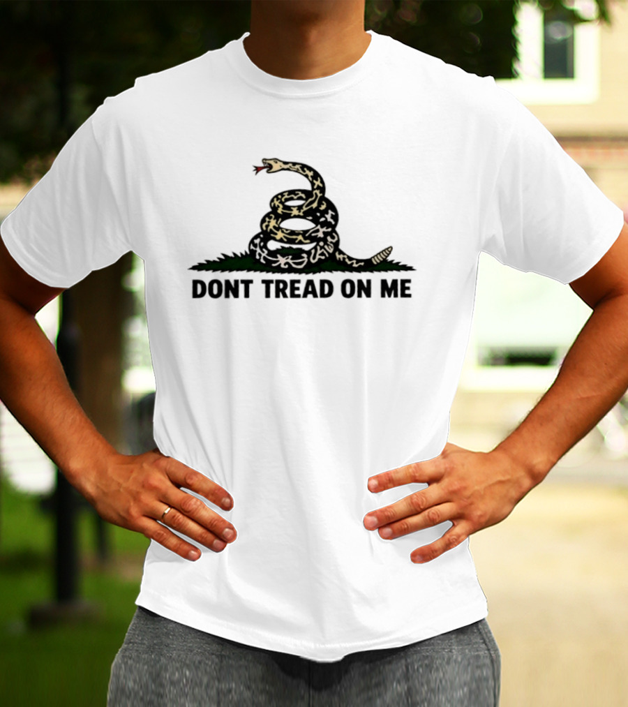 Snake Dont Tread On Me Gadsden Flag Libertarian T-Shirt