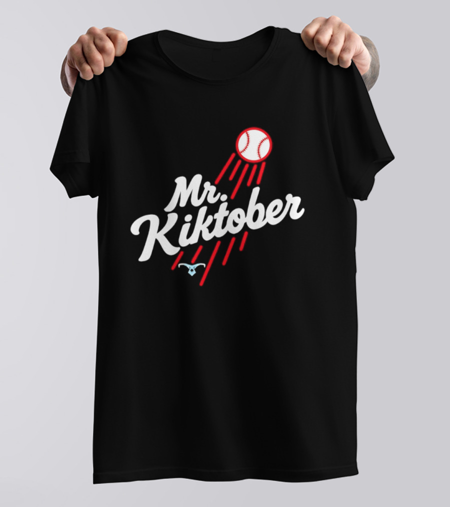 Kike Hernandez Mr Kiktober Los Angeles Dodgers Baseball T-Shirt