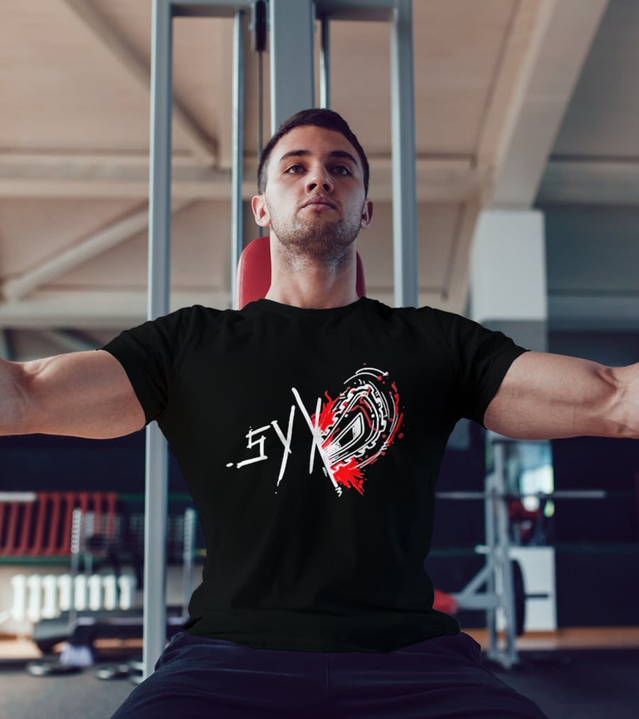 Syx Chainsaw Red Splatter T-Shirt
