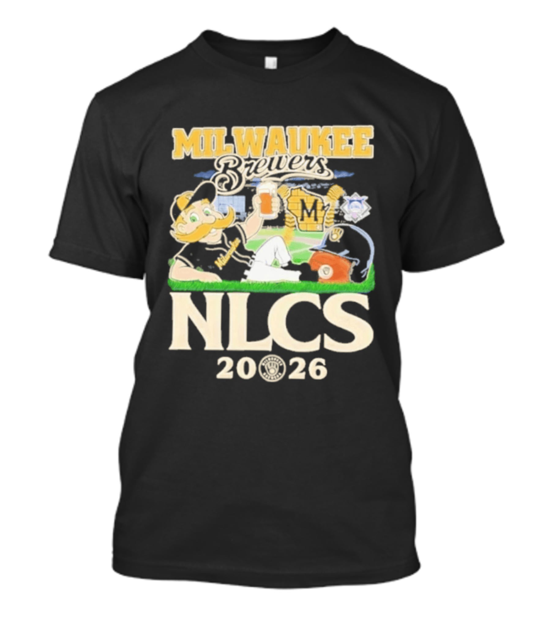 Milwaukee Brewers NLCS 2026 Bound Baseball Boy T-Shirt