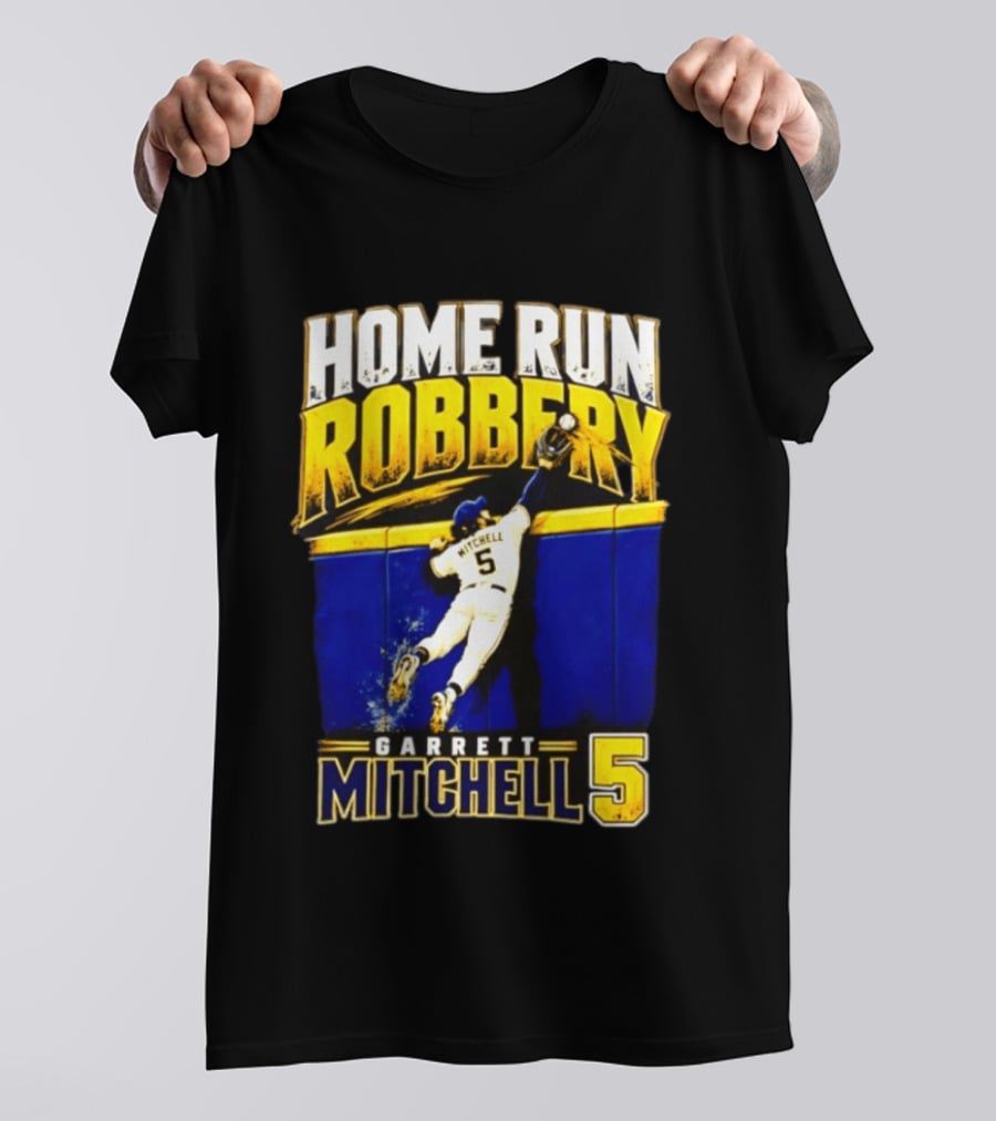 Home Run Robbery Garrett Mitchell 5 Milwaukee Brewers NLCS 2026 T-Shirt