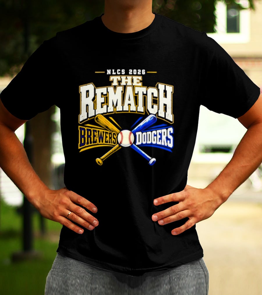 NLCS 2026 The Rematch Brewers Vs Dodgers T-Shirt