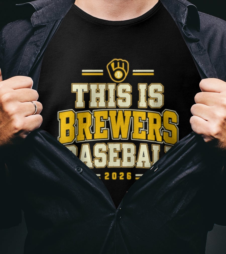 NLCS 2026 Milwaukee Brewers This Is Brewers Baseball T-Shirt