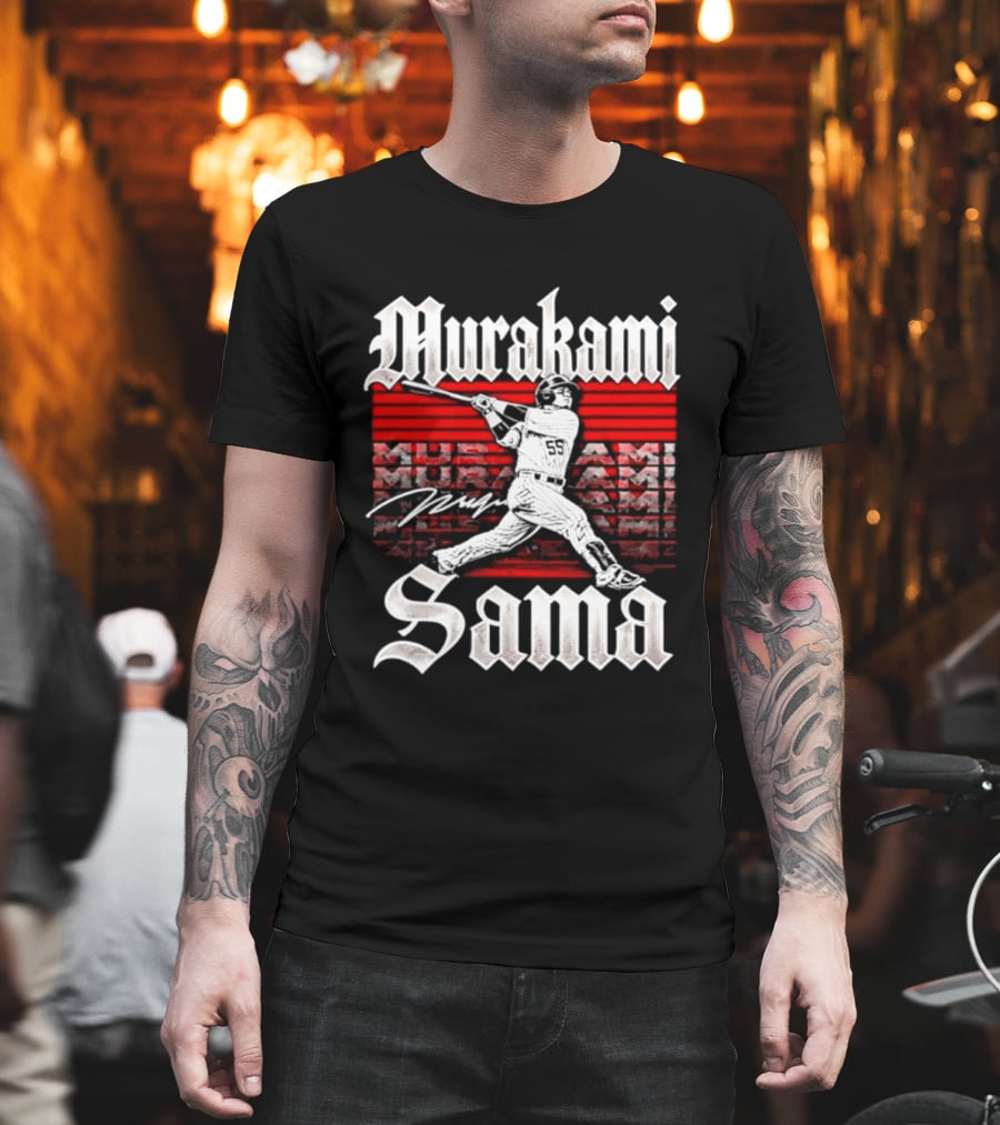Murakami Sama Chicago White Sox 2026 Postseason Slugger Swing T-Shirt
