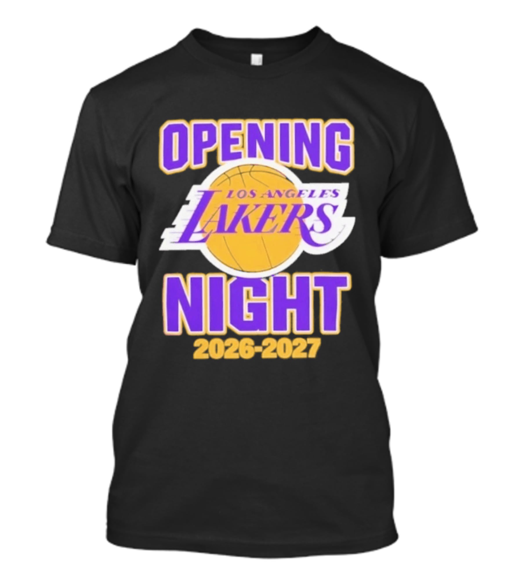 NBA 2026 2027 Opening Night Los Angeles Lakers T-Shirt