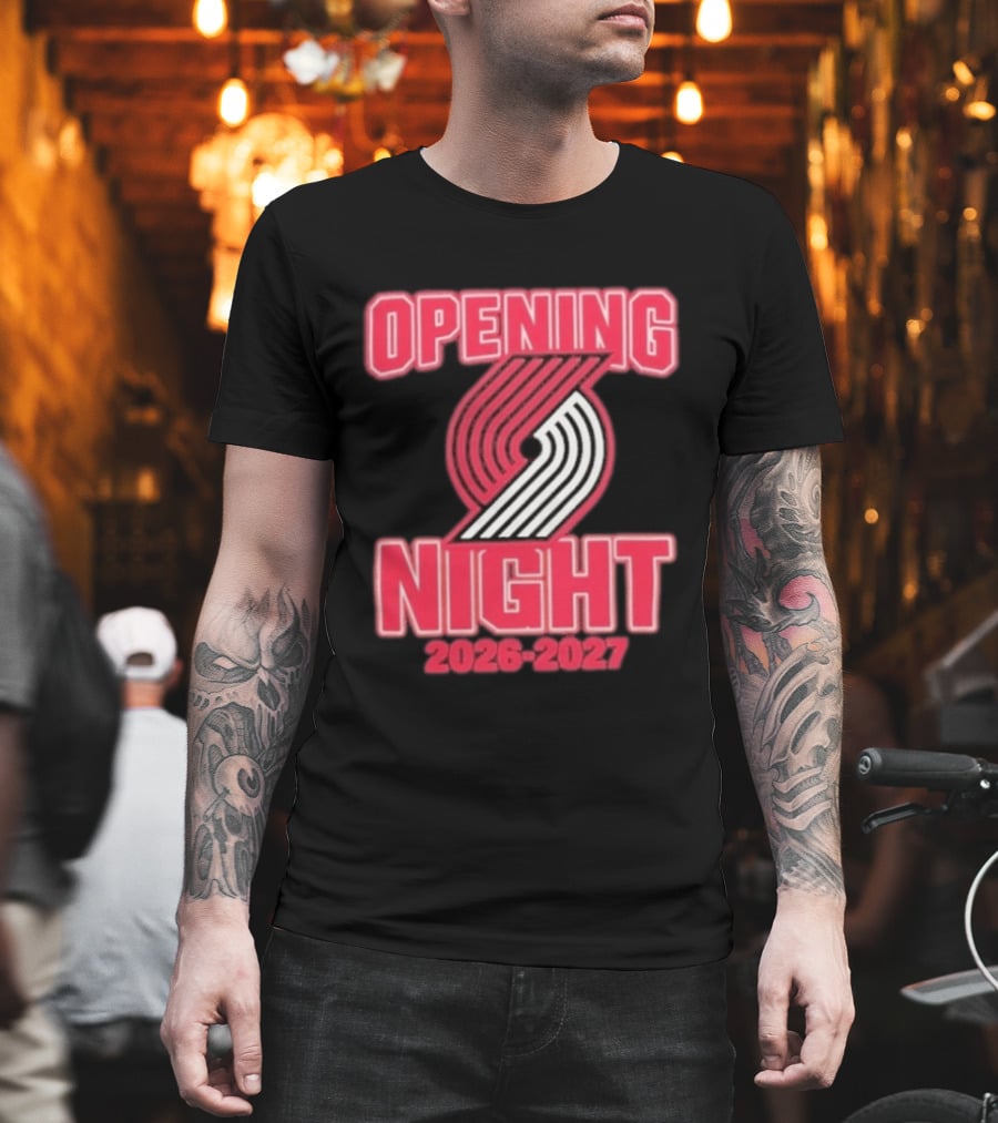 Portland Trail Blazers NBA Opening Night 2026 2027 T-Shirt