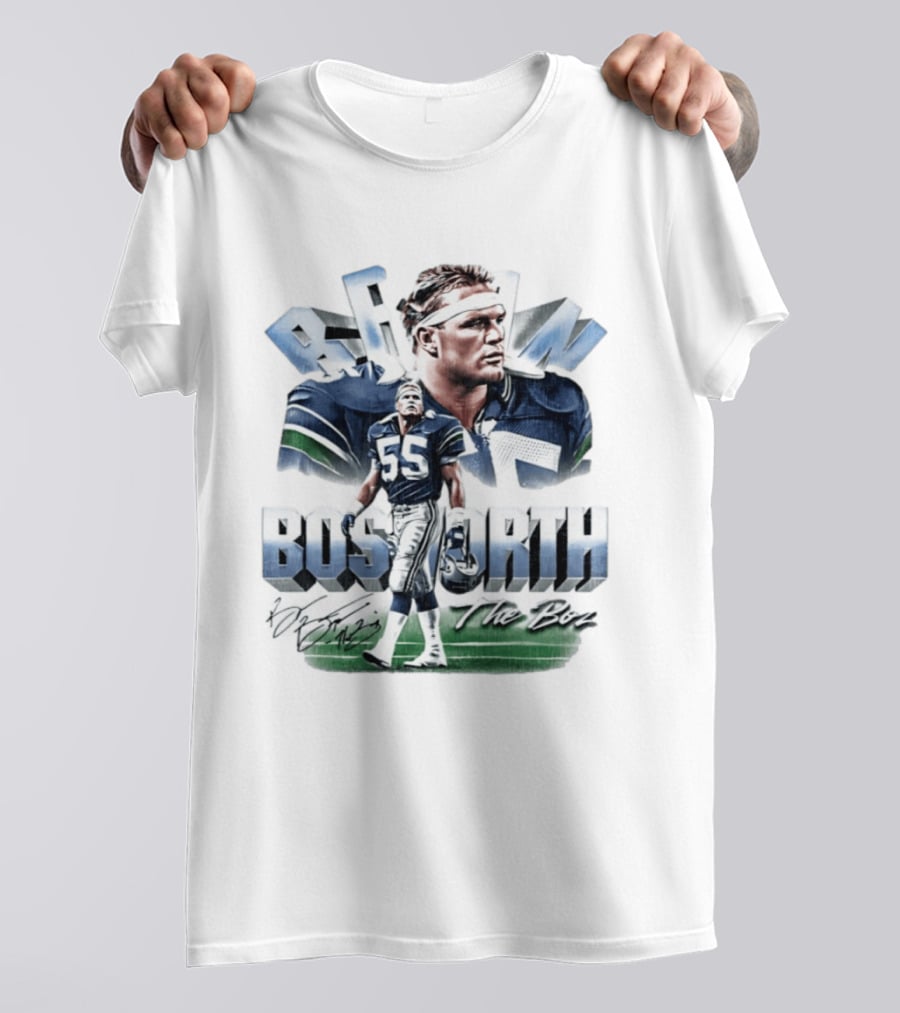 Brian Bosworth Seattle Seahawks The Boz 55 T-Shirt