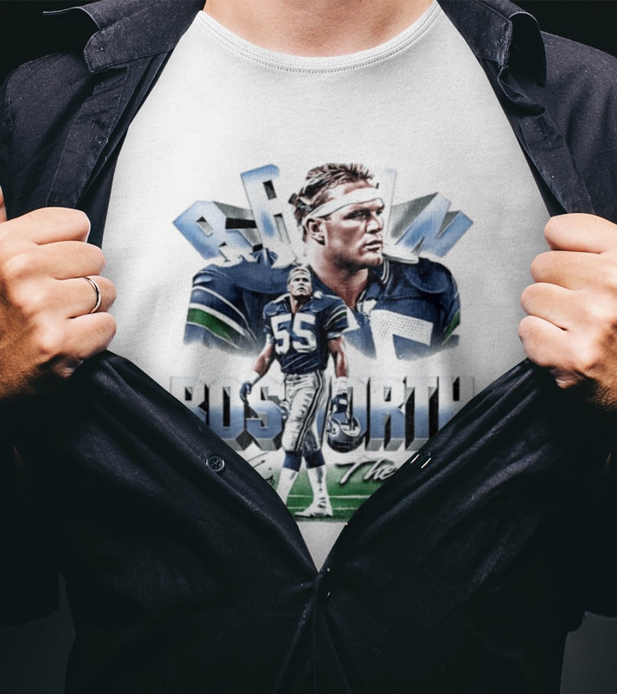 Brian Bosworth Seattle Seahawks The Boz 55 T-Shirt