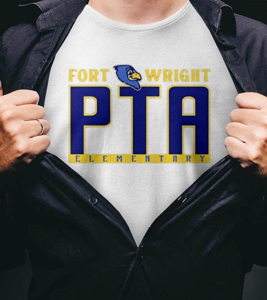 Fort Wright Elementary PTA Blue Jay T-Shirt