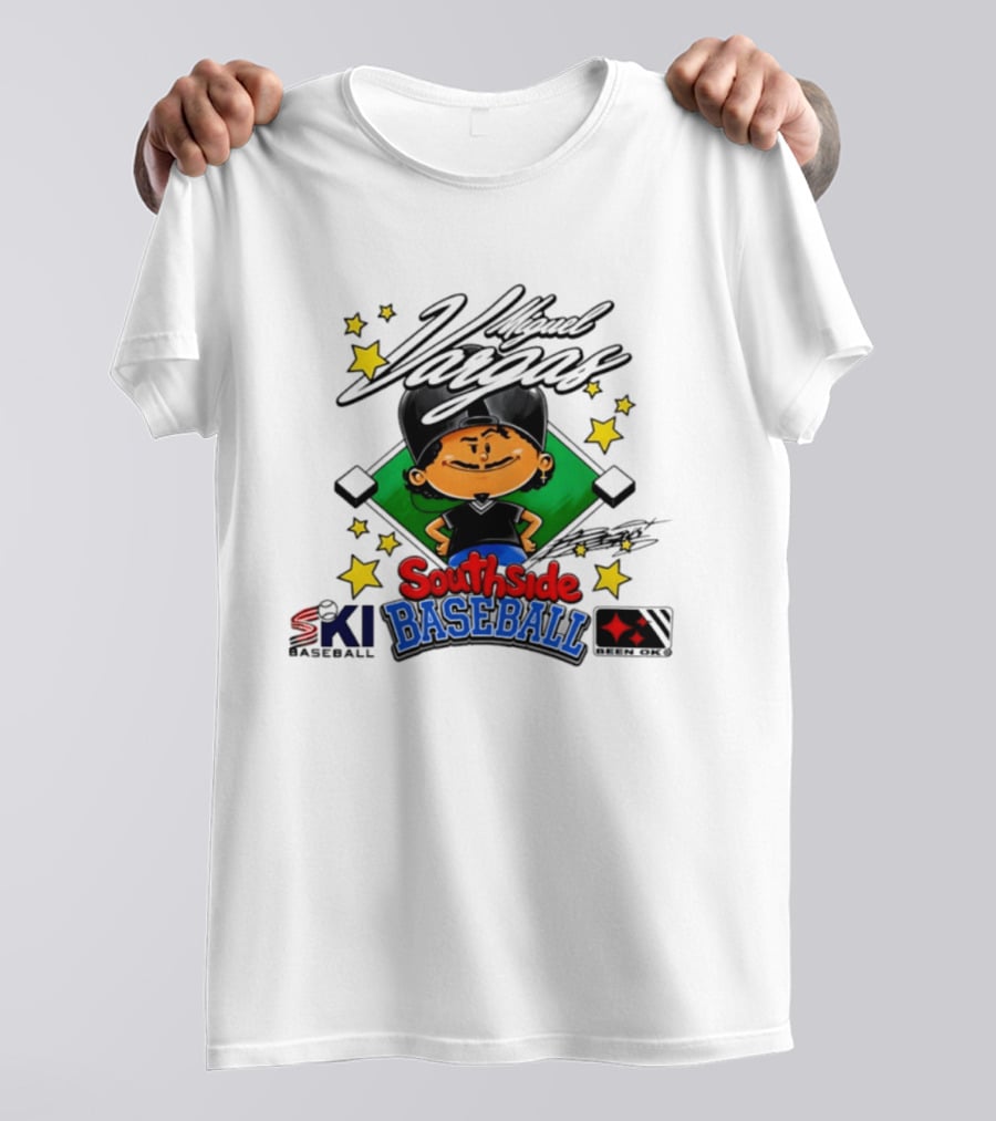 Miguel Vargas Southside Baseball Chicago White Sox Sports SKI Baseball Stars T-Shirt