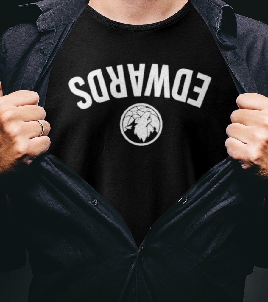 Anthony Edwards Inverted Minnesota Timberwolves Branding T-Shirt