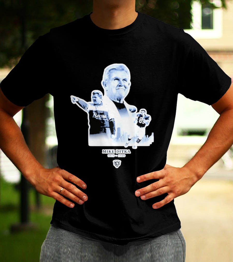 Bears Mike Ditka 1939 2020 Coach Legend Legacy T-Shirt