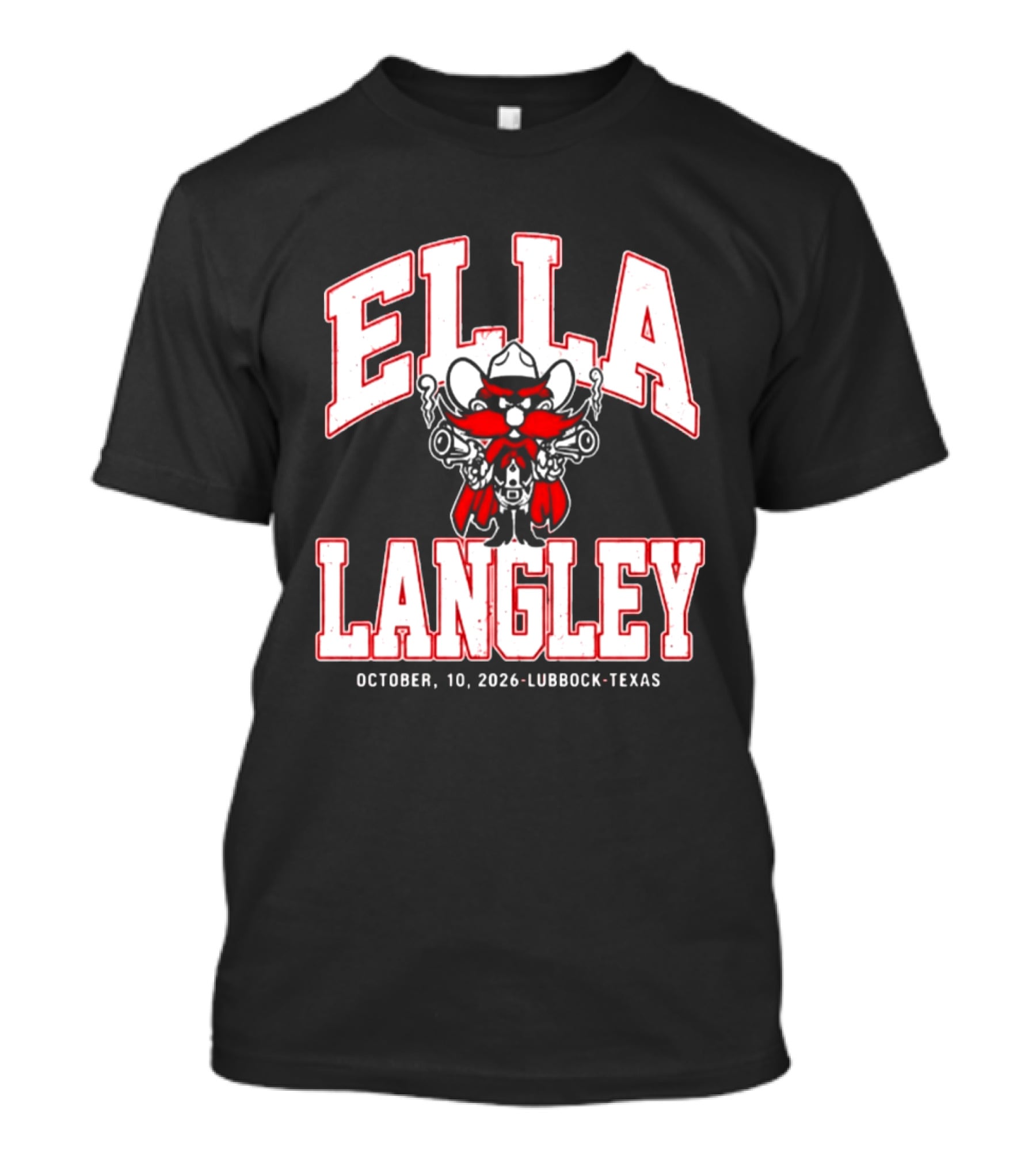 Ella Langley Lubbock Texas October 10 2026 T-Shirt