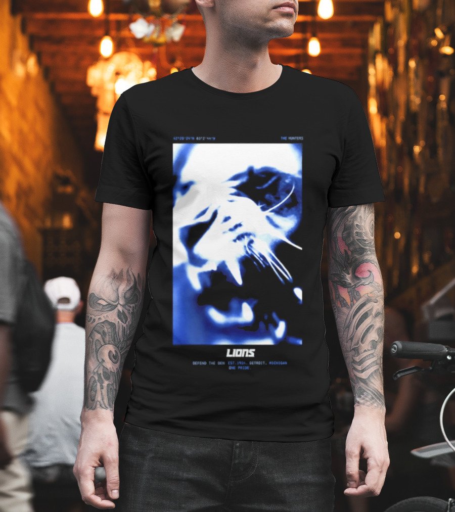 Detroit Lions 2026 Rivalries Collection Loose Fit Boyfriend Lions Inner Strength Outer Toughness Excellence T-Shirt