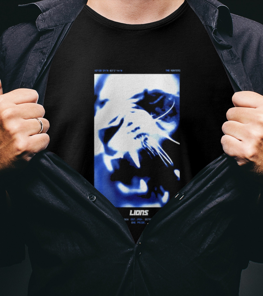 Detroit Lions 2026 Rivalries Collection Loose Fit Boyfriend Lions Inner Strength Outer Toughness Excellence T-Shirt
