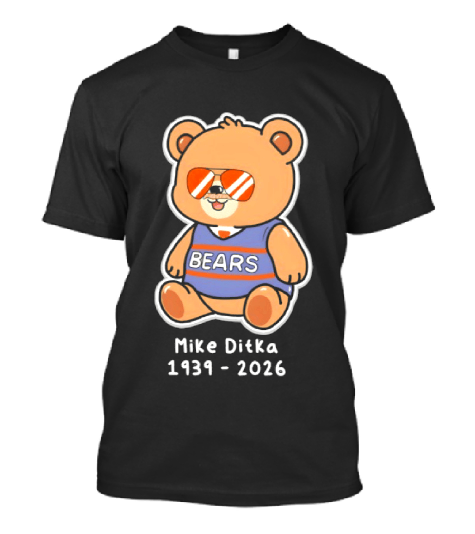 Mike Ditka Bears 1939 2026 Bear Football T-Shirt