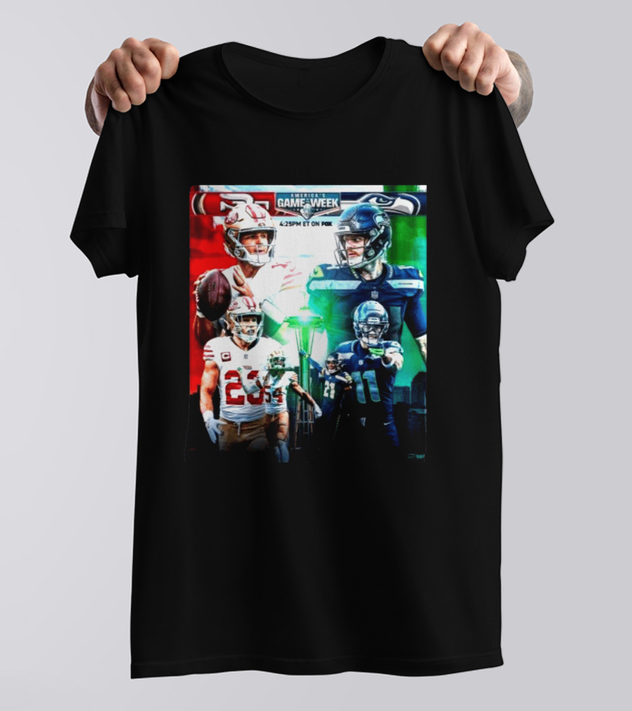 San Francisco 49ers Vs Seattle Seahawks America's Game Of The Week 2026 NFC West Showdown On Fox 4:25PM ET T-Shirt