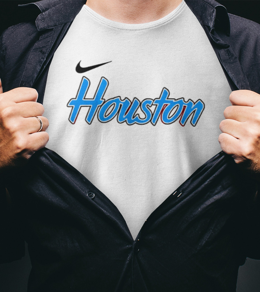Nike Houston Cougars 2026 NCAA Football Two Sided T-Shirt
