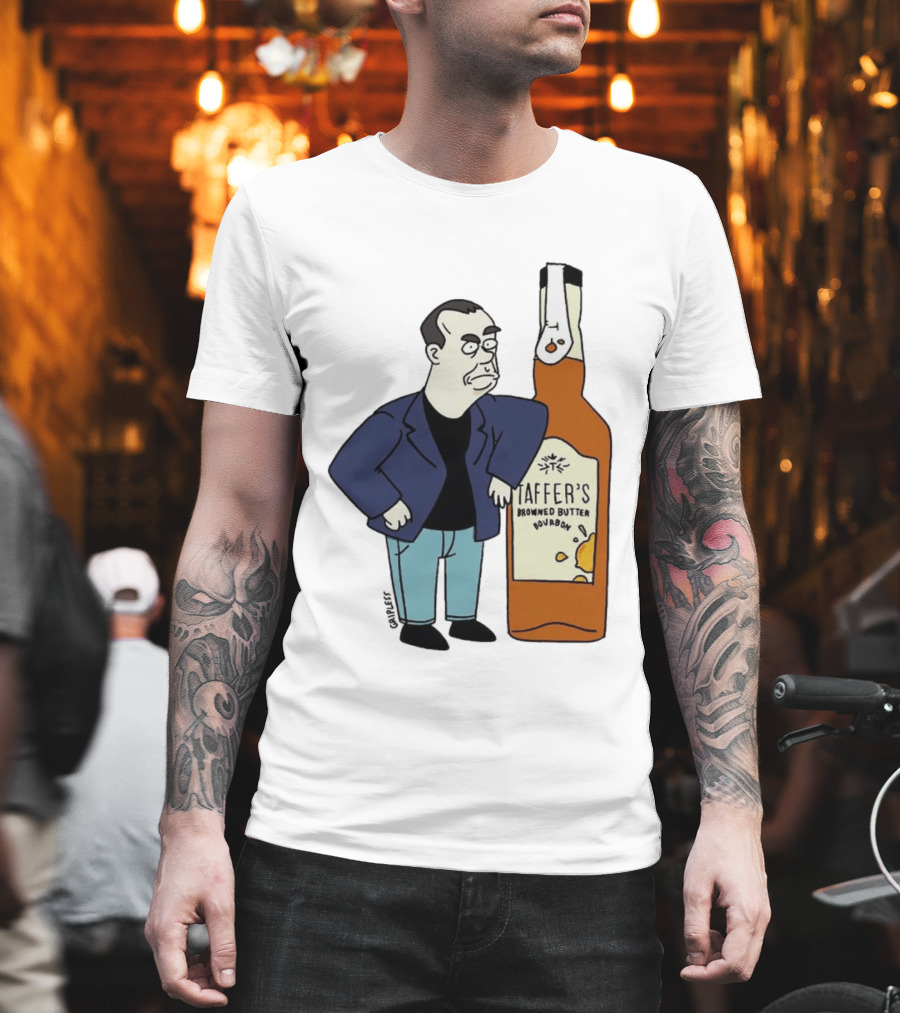 Jon Taffer Cartoon Browning Butter Bourbon Bar Rescue T-Shirt