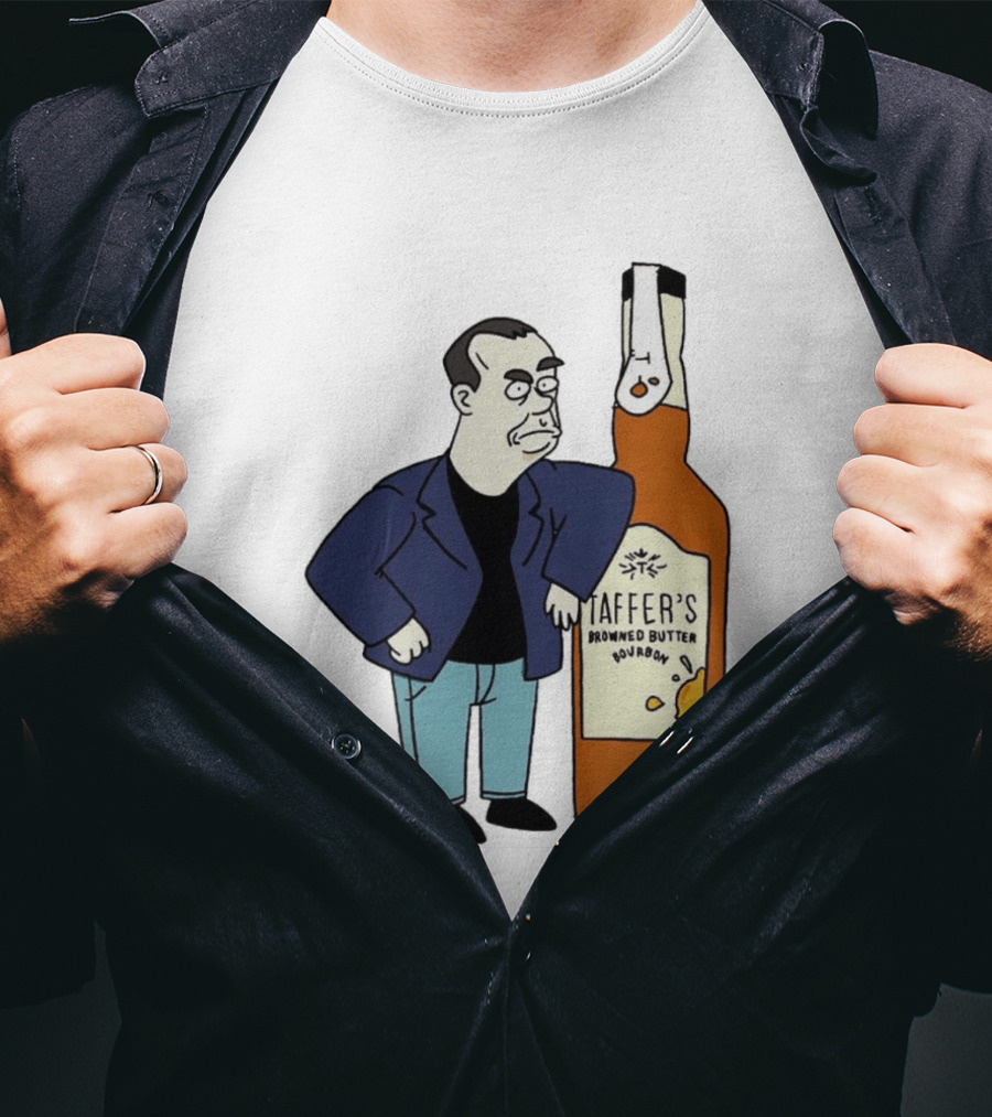 Jon Taffer Cartoon Browning Butter Bourbon Bar Rescue T-Shirt