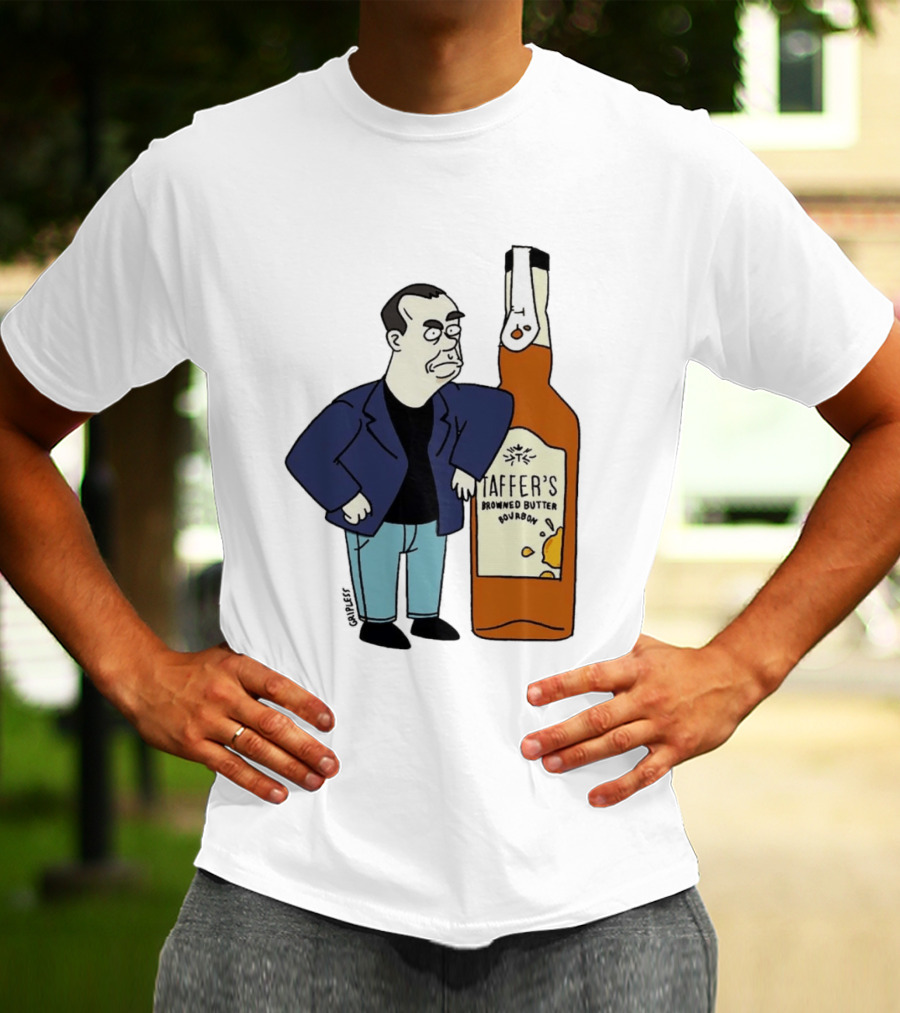 Jon Taffer Cartoon Browning Butter Bourbon Bar Rescue T-Shirt