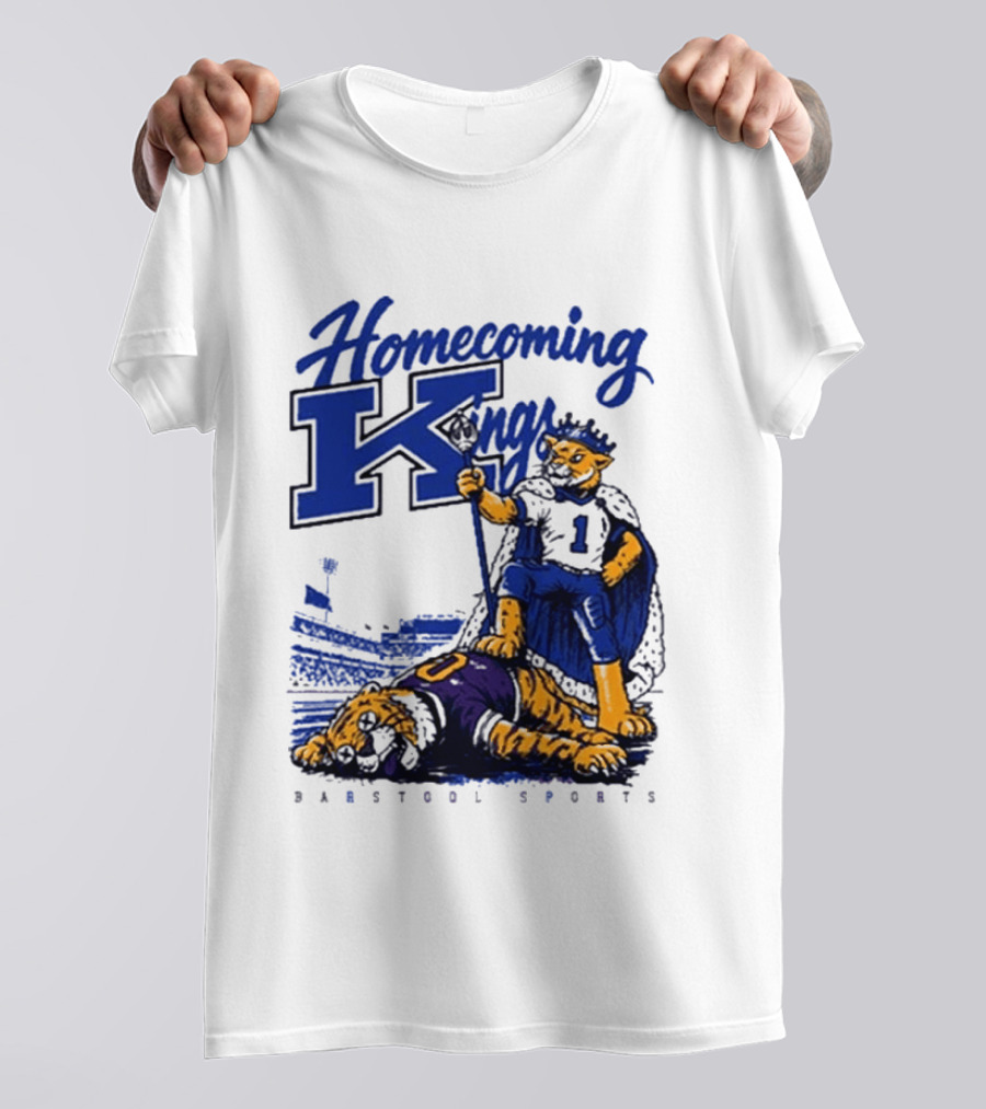 Kentucky Wildcats Homecoming King Victory Over LSU Tigers 2026 Football Barstool Sports T-Shirt
