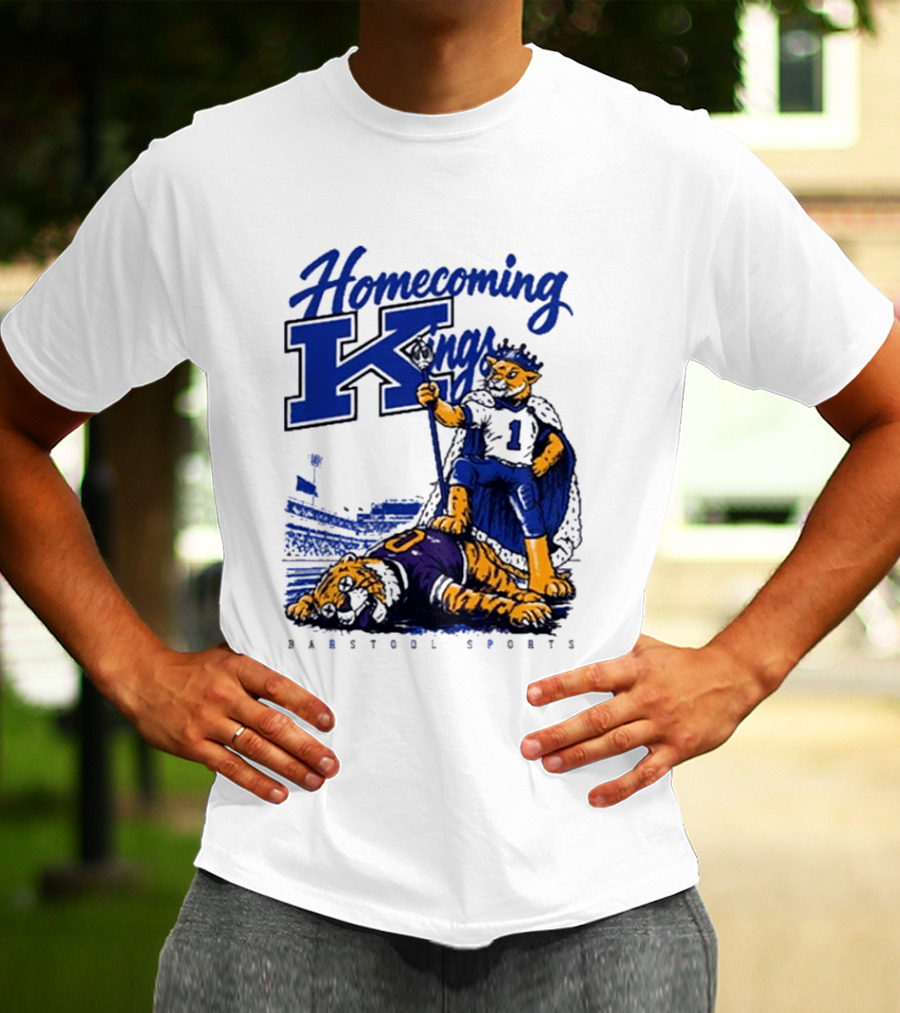 Kentucky Wildcats Homecoming King Victory Over LSU Tigers 2026 Football Barstool Sports T-Shirt