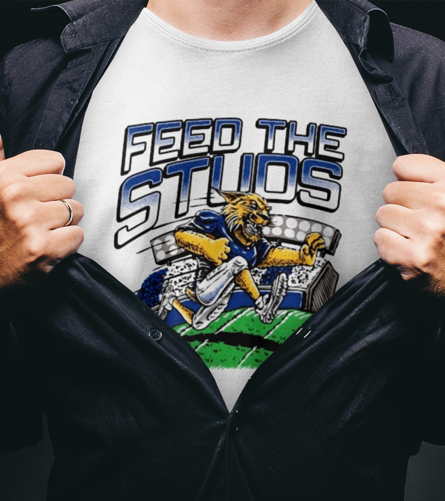 Feed The Studs Kentucky Wildcats Football Running T-Shirt