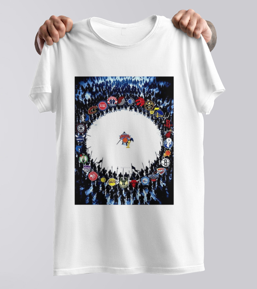 New York Knicks NBA Opponents Rivalry Battle Meme T-Shirt