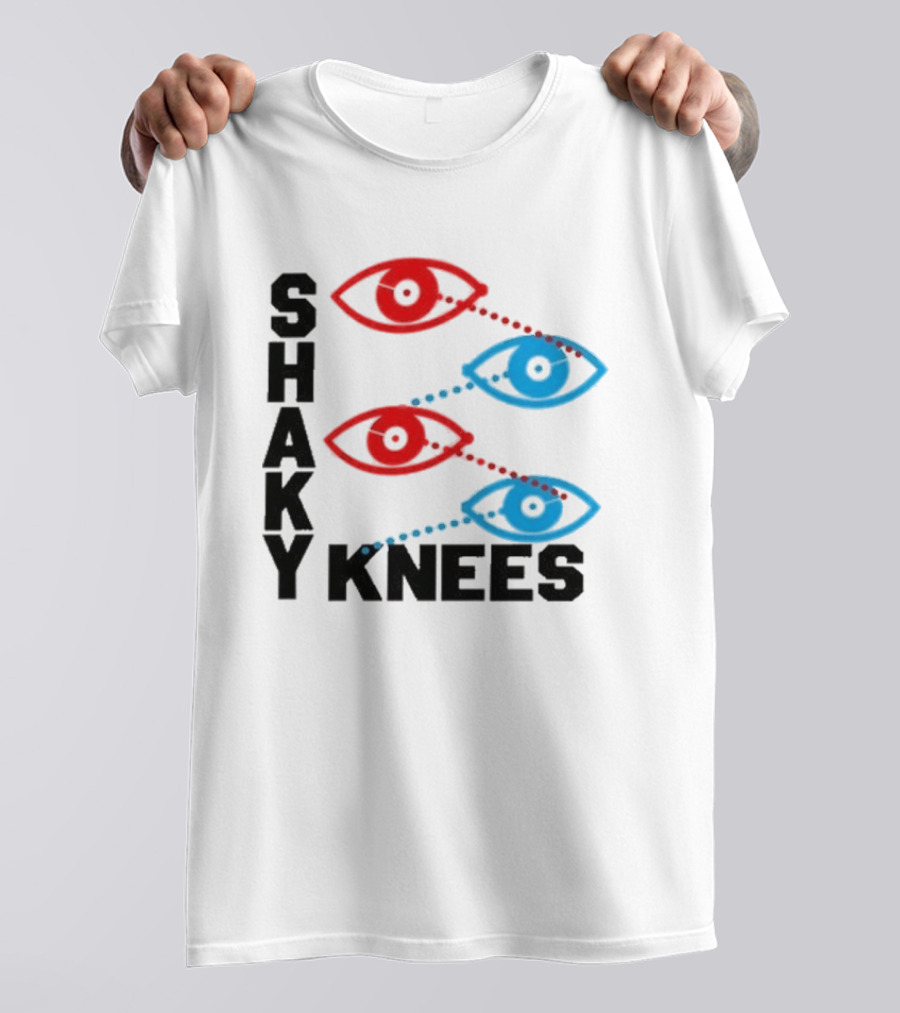 Shaky Knees Festival 2026 Piedmont Park Atlanta GA September 18 20 Red Blue Eye T-Shirt