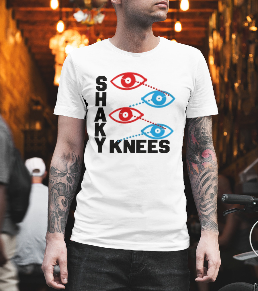 Shaky Knees Festival 2026 Piedmont Park Atlanta GA September 18 20 Red Blue Eye T-Shirt