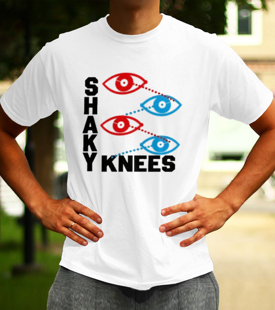 Shaky Knees Festival 2026 Piedmont Park Atlanta GA September 18 20 Red Blue Eye T-Shirt