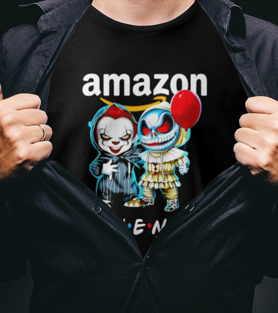 Amazon Pennywise Skellington Friends Halloween 2026 T-Shirt