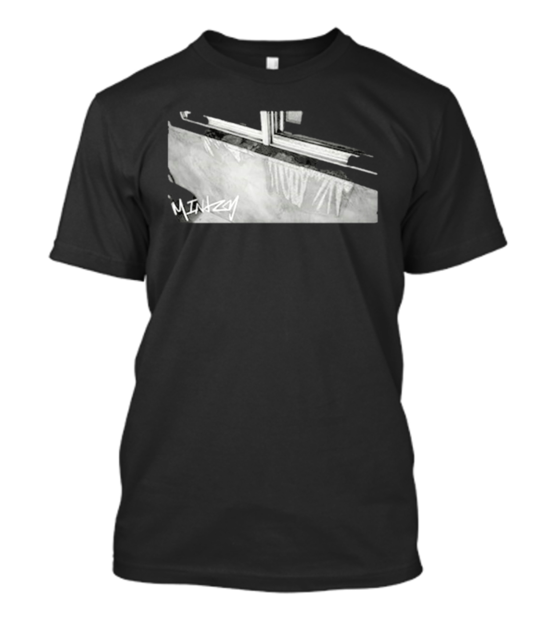 Mintzy Abstract Wall T-Shirt