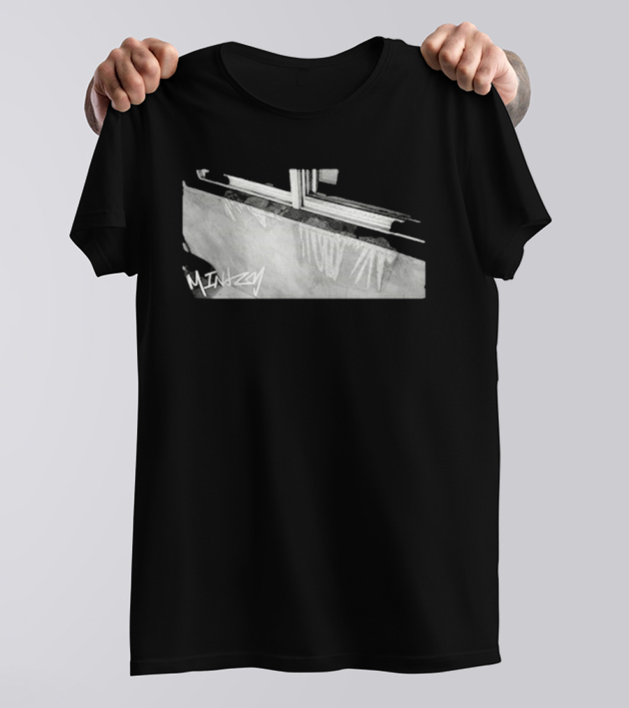 Mintzy Abstract Wall T-Shirt