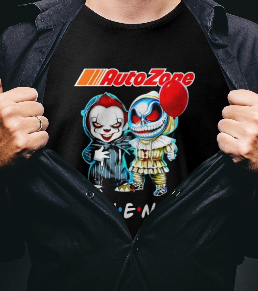 AutoZone Pennywise Skellington Friends 2026 Halloween Event T-Shirt