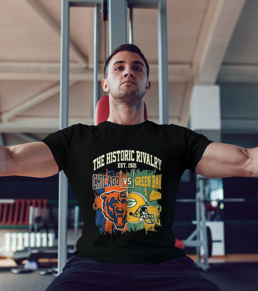 The Historic Rivalry Chicago Vs Green Bay Est 1921 T-Shirt